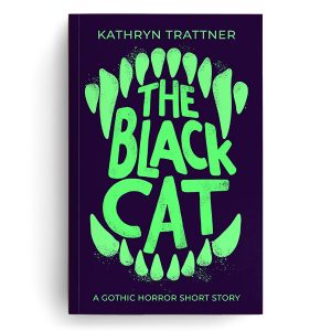 The Black Cat, a text and graphic horror cover