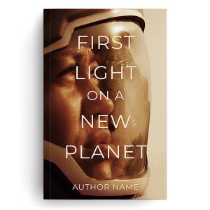 First Light on a New Planet, a sci-fi cover available as a premade cover design
